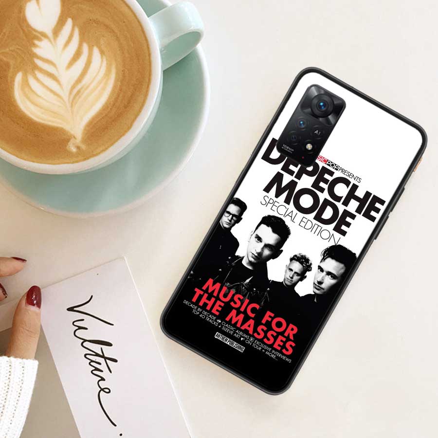 Rock Band Depeches Modes Case Phone For Redmi 13 14C 12 12C Note 14S 14 Pro Plus 10 10A 10C 9 9A 9C 9T 8 8A 7 7A TPU Clear Cover