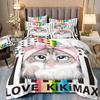 Pet Cat Pattern Bedding Sets, Cartoon Baby Duvet Cover Sets Bedclothes Twin Single King For Kids Adult Bedrooms Decor Gifts