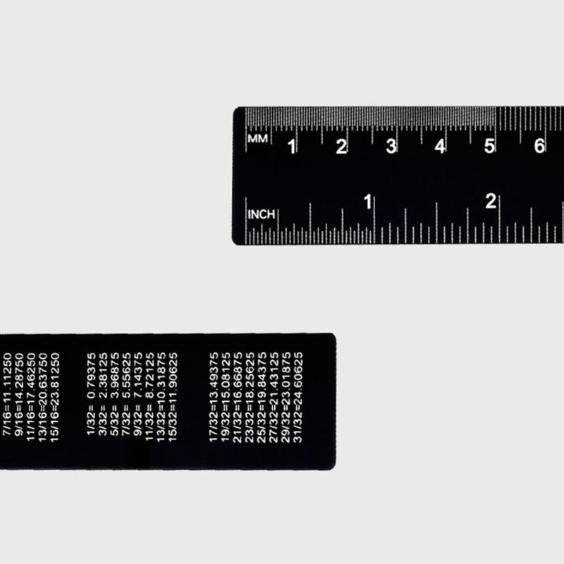 Aluminum Rulers Precisions Measurement Tool with Clear Scale for Precise Measurements In Art & Engineering Projects