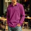 Men's Casual Long Sleeve Button-Down Shirt Lightweight Breathable
