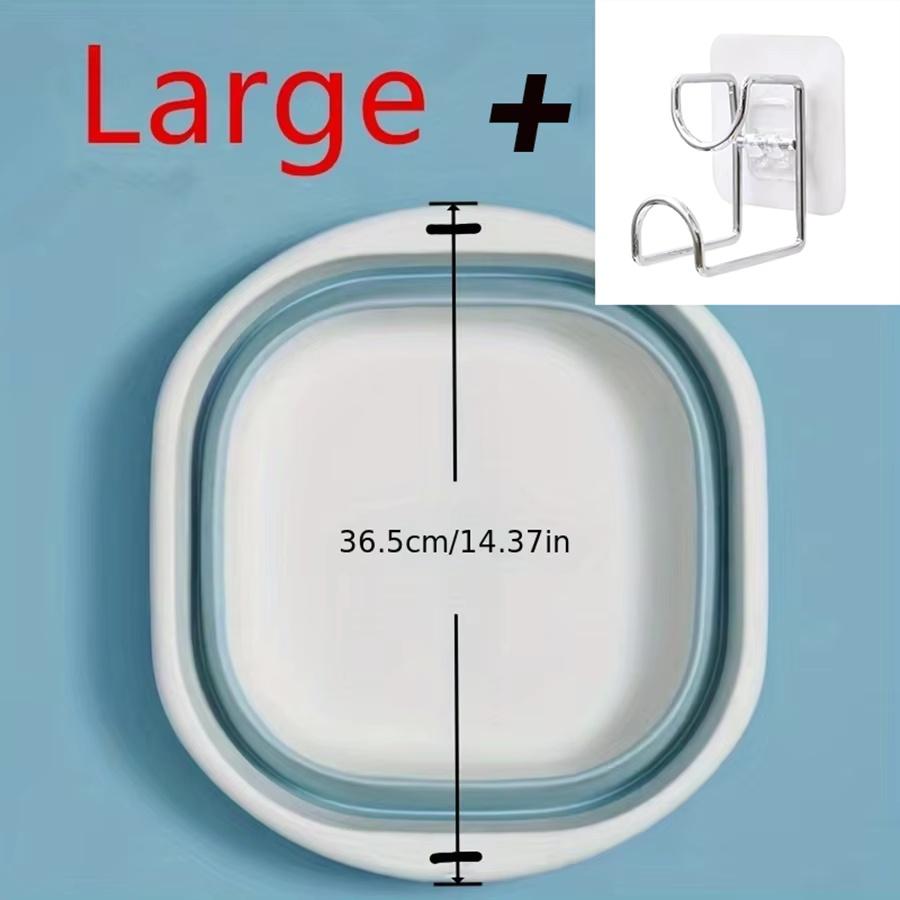 Collapsible Tub Basin Laundry Collapsible Laundry Baskets Foldable Plastic Washtub Space Saving Storage Container for Dishing