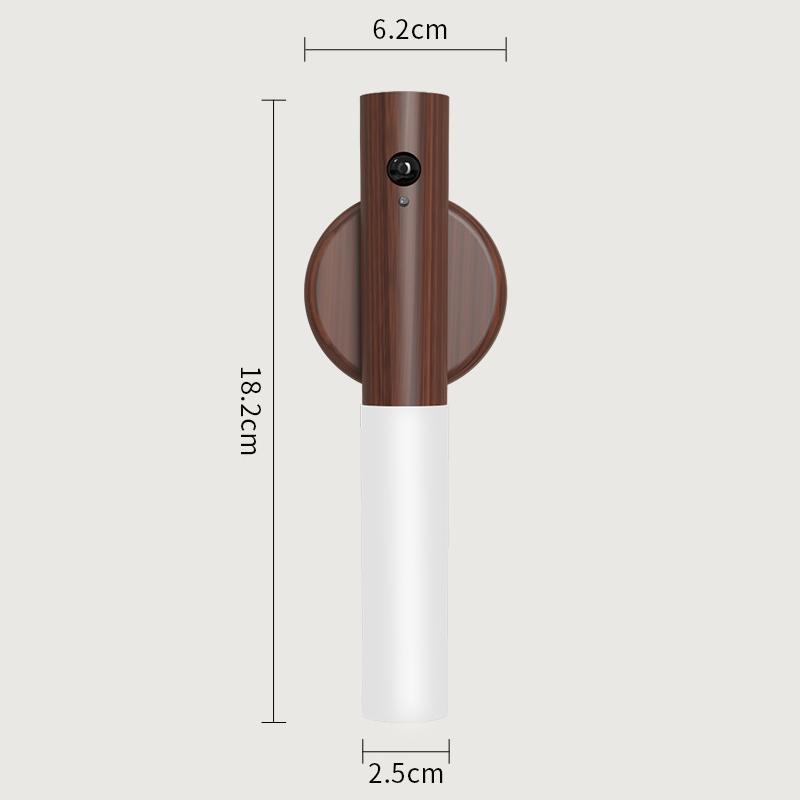 2pcs Per Set Dark&Light Color Lamp Night Lighty Intelligent Infrared Sensing Switch Rechargeable Night Light for Home Daily Use