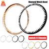 Diamantbezel för Samsung Galaxy Watch 8 Classic 46mm Skyddande Hölje Fodral för Galaxy Watch 8Classic PC Stötfångare Ring Tillbehör