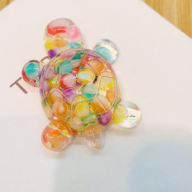 Сверхбольшая светящаяся в темноте фигурка черепахи и морской звезды с зыбучим песком, игрушка, фигурка черепахи 9.3cm