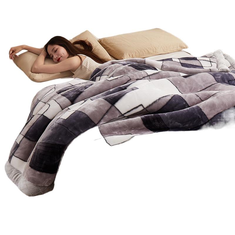 

Ковдра Raschel двошарова 1.8 * 2.2m/3kg темно-сірий