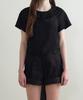 MAKE A TOAST Cuffed Casual Shorts (Black) Mbfspa012Bk