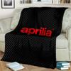 Aprilia motorcycle logo printed Flannel Blanket Fashion Warm Lightweight Living room Bedroom Sofa Bed For Picnic Blanket