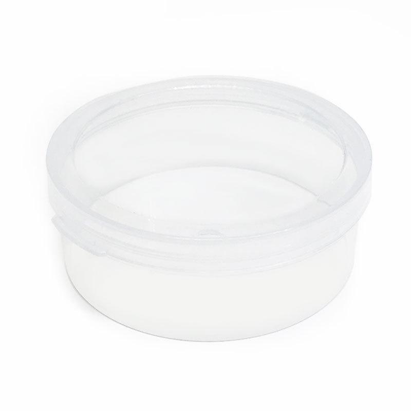 Compact Makeup Powder Puff Storage: Round & Square Plastic Boxes