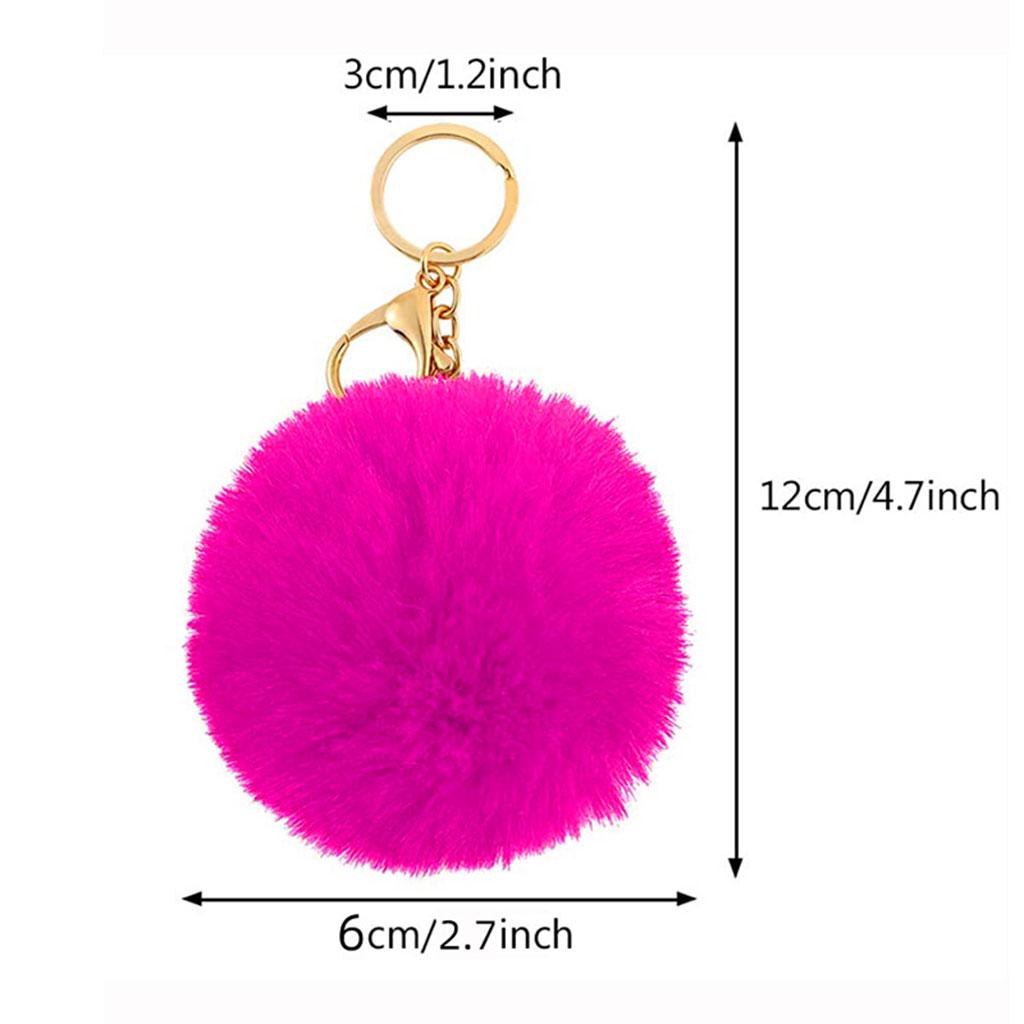 72 Pieces Keychain Kit Key Ring DIY Holder 6cm for Handbag Hats Girls