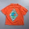 VTG International Wave Savers Surf Uomo Taglia M Orange Surfer Ocean 90s Vibe