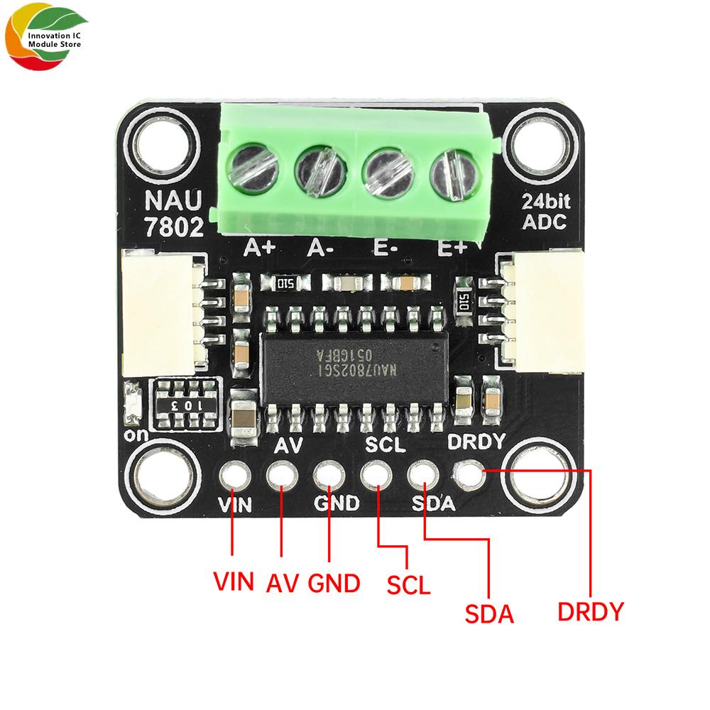 NAU7802 High-Precision Adc Module 24 Bit Adc Data Conversion Pressure Module Compatible With STEMMA QT/Qwiic