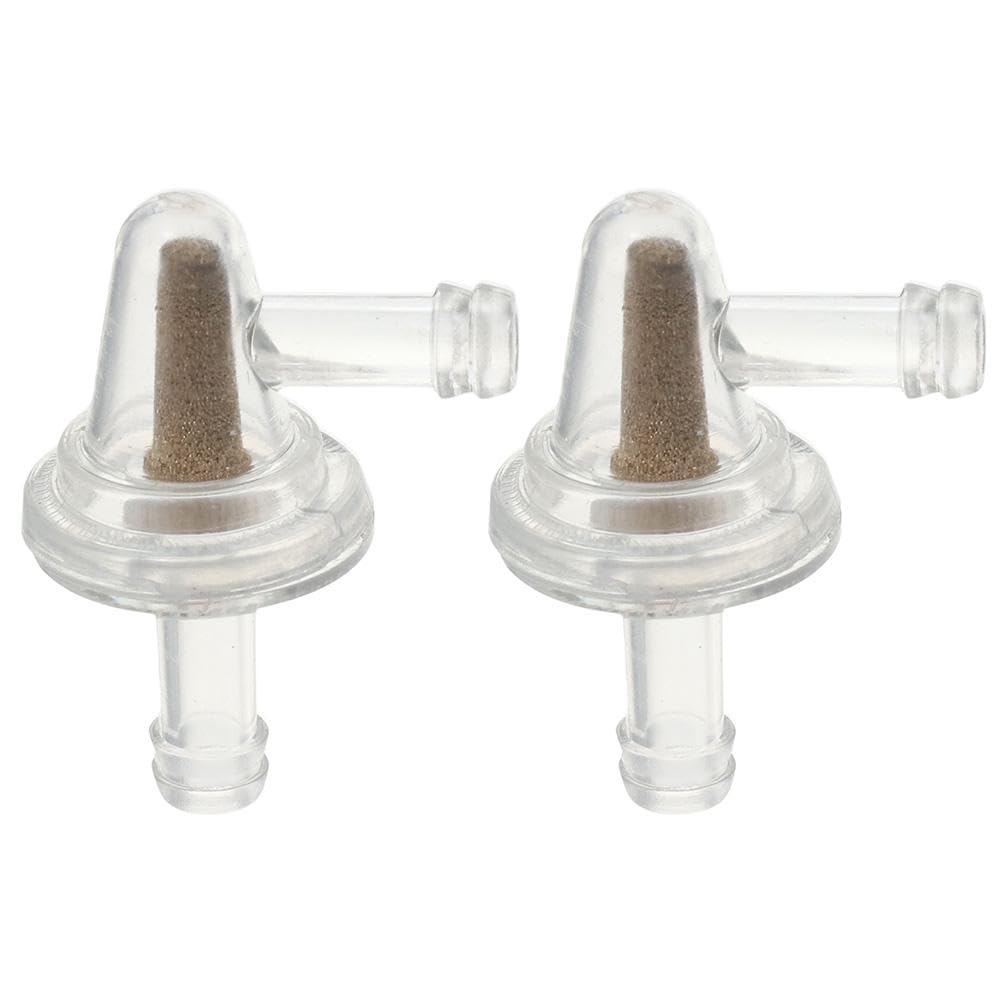 Qicarkey 2pcs Inline Fuel Filter, 90 Degree Clear Fuel Filter Replacement Car Accessories Parts