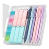 Four Candies Pastel Mechanical Pencils Set of 6, 0.5mm & 0.7mm, Smooth Writing, HB Lead Refills (360 Pcs), Erasers, Cute Candy Colors, Triangular