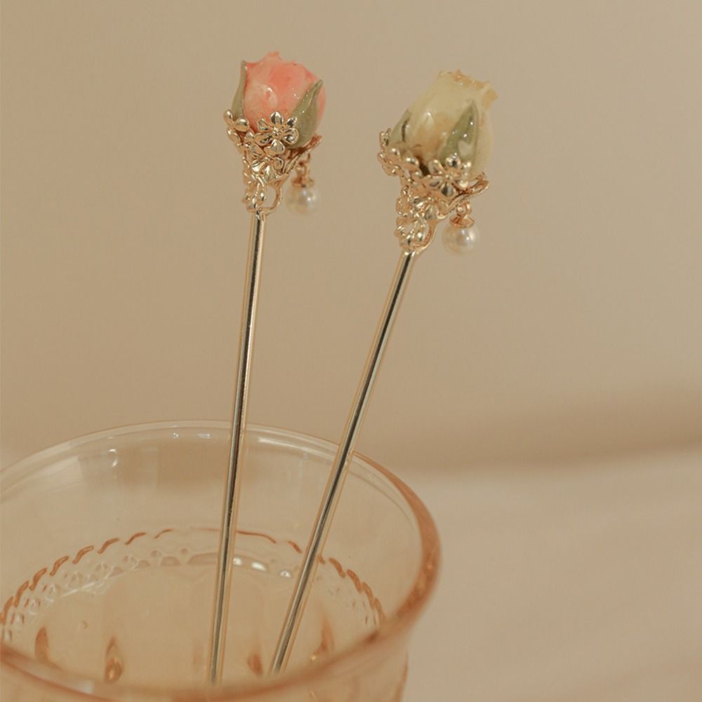 

Заколка-цветок для волос Палочка для волос в виде розы Сушеный цветок Палочка для волос Инструмент для дизайна прически Шпилька в китайском стиле фиолетовый