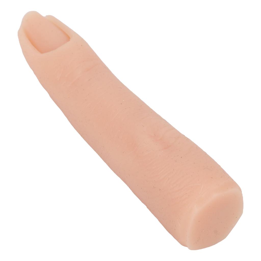 Nail Training Finger Bendable Flexible Silicone Practice Finger Model for Tattoo Acupuncture Practice 2pcs