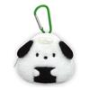 K Company Sanrio Characters Pochacco Coin Purse with X W8 X D4cm (Onigiri Series) Carabiner, SAON-KKZ-PC, H7.5