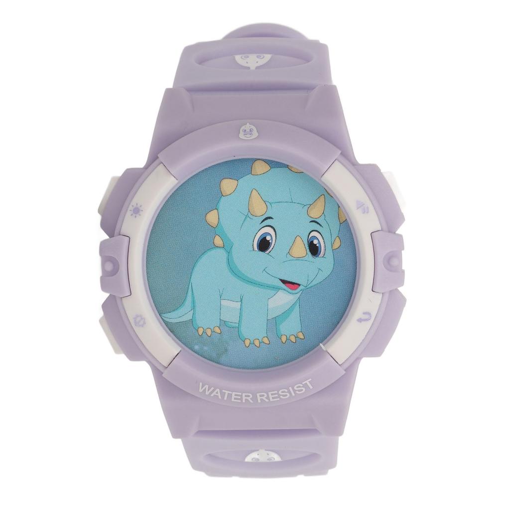 Kids Digital Watch Cartoon Sports Watch 5bar Waterproof Calendar Alarm with Band Cover Outdoor