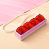 Portable Stress Relief Toy with Button Lanyard Anti-Anxiety Fidget Toy for Adults Kids Office Travel Pressure Alleviation