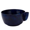 Swirling Wash Bowl with Drain Holes 3D Printed Fruit Vegetable Washing Colander for Home Kitchen Blue