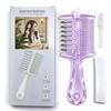2-In-1 Scalp Applicator Comb With 7 Rolling Massage Tips Multi-Function Scalp Liquid Applicator Anti-Frizz Hair Care Comb Gift