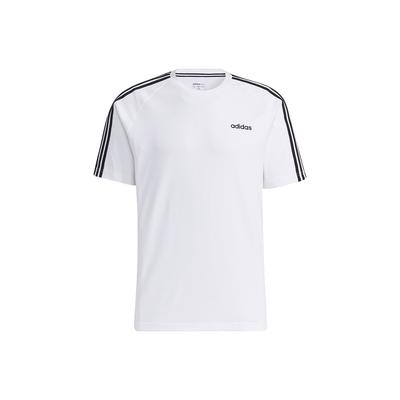 Męski T-shirt z okrągłym dekoltem w stylu Neo Casual Sportowy Biały GP4904