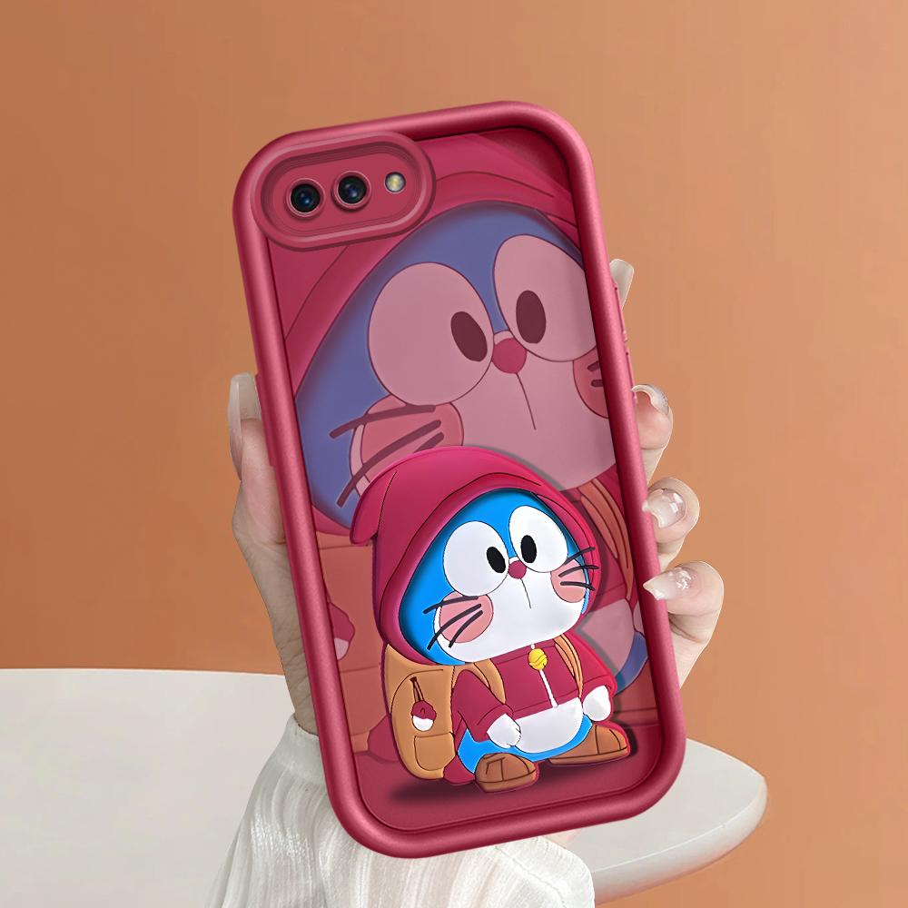 Weiche Silikon-Quadratleitern-Cartoon-Muster Vollständiger Kameraschutz Stoßfeste Hülle für OPPO Reno Realme OnePlus