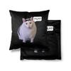 Gaslight Gatekeep Girlboss Huh Cat Meme Throw Pillow Covers Cushion Cases Pillowcases for Sofa Cm X Cm