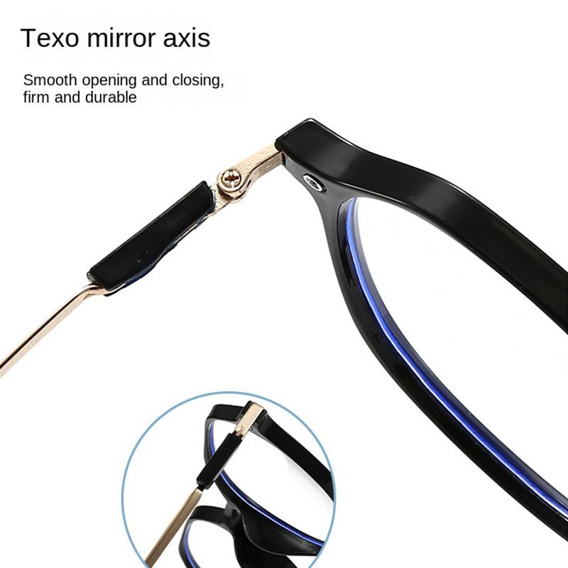 2Pcs Myopia Glasses Women Blue Light Computer Eyeglasses Girls Metal Round Frame Shortsighted Eyewear