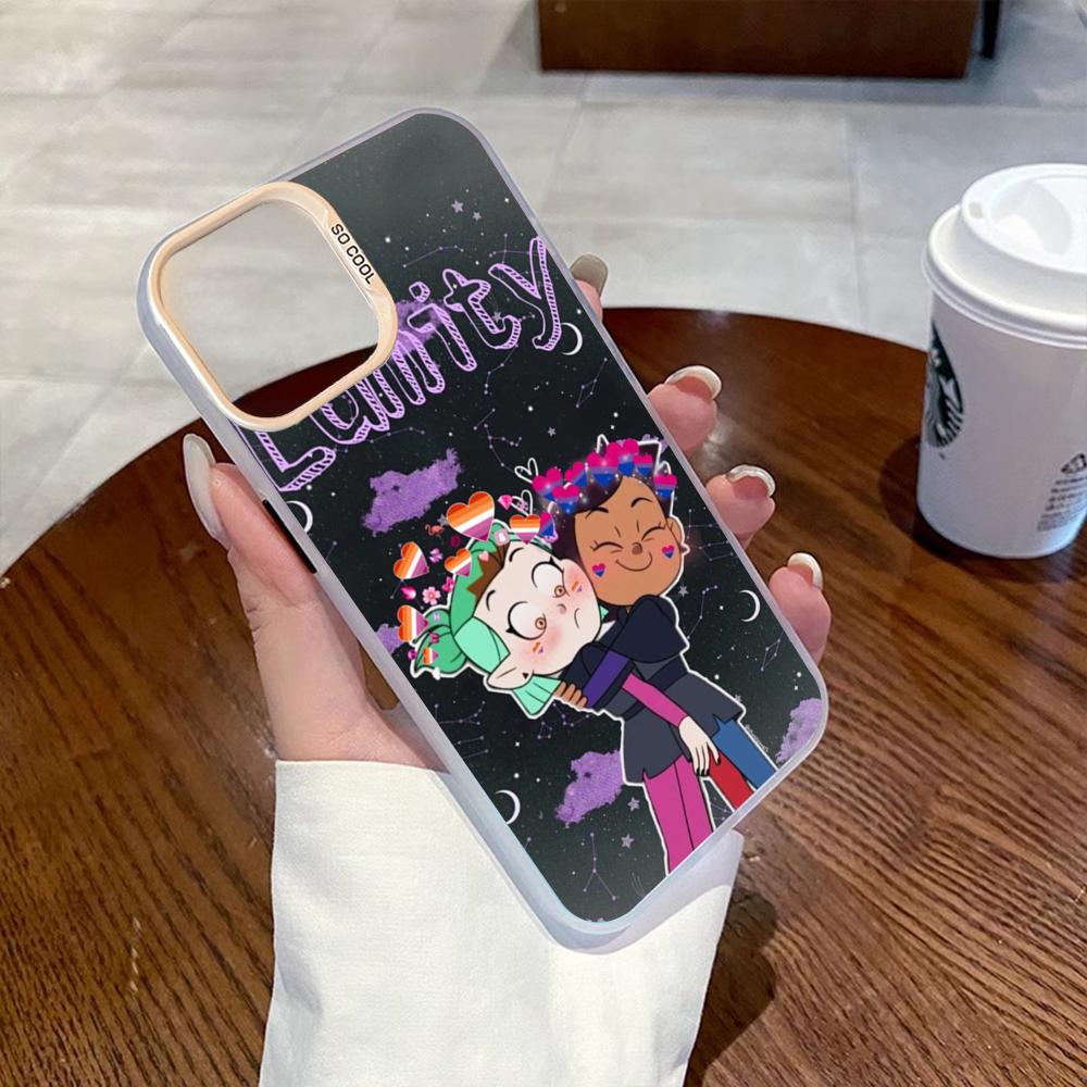 

Super Hot The Owl Houses cartoon Phone Case Gradient IMD Colorful Silver Suitable case for iPhone17 16 15 14 13 12 Pro Max iPhone 14 Pro