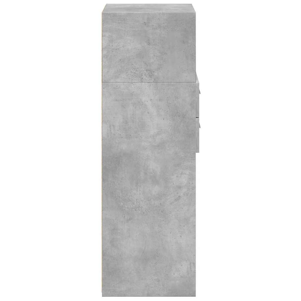 Highboard Concrete Grey 50 x 42.5 x 124 cm Particleboard
