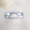 Womens Unique Geometric Hair Claw Clip Set In Sky Blue Cloud Design For Spring 2022