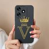 For Tecno Spark 10 4G 5G 10Pro 10C Case Couple Letter Upgrade Full Protection Liquid Silicone Cover For Tecno Spark10 10 Pro C