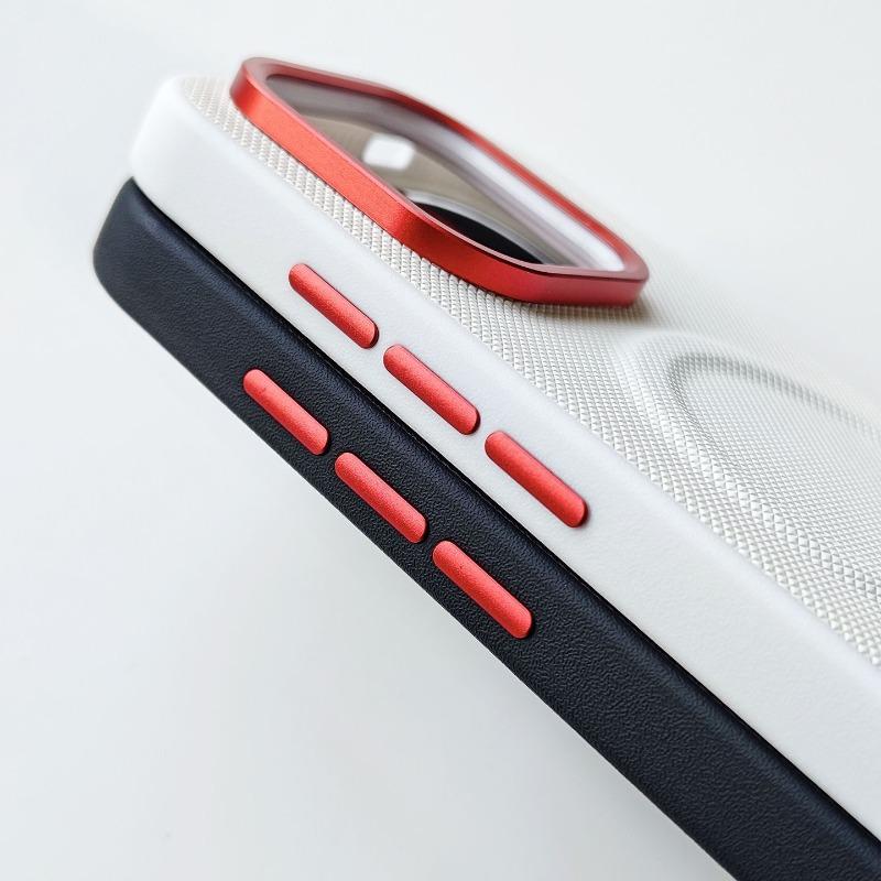 Magnetic Fine Grained PU Leather Case For Vivo iQOO Z11 Turbo iQOO 15R Case Metal Lens Frame Cover Shockproof Bumper
