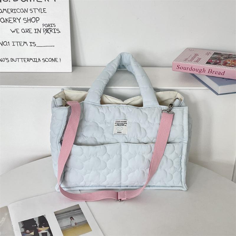 54 quilted soft go out new large capacity handbag light crossbody shoulder bag bag