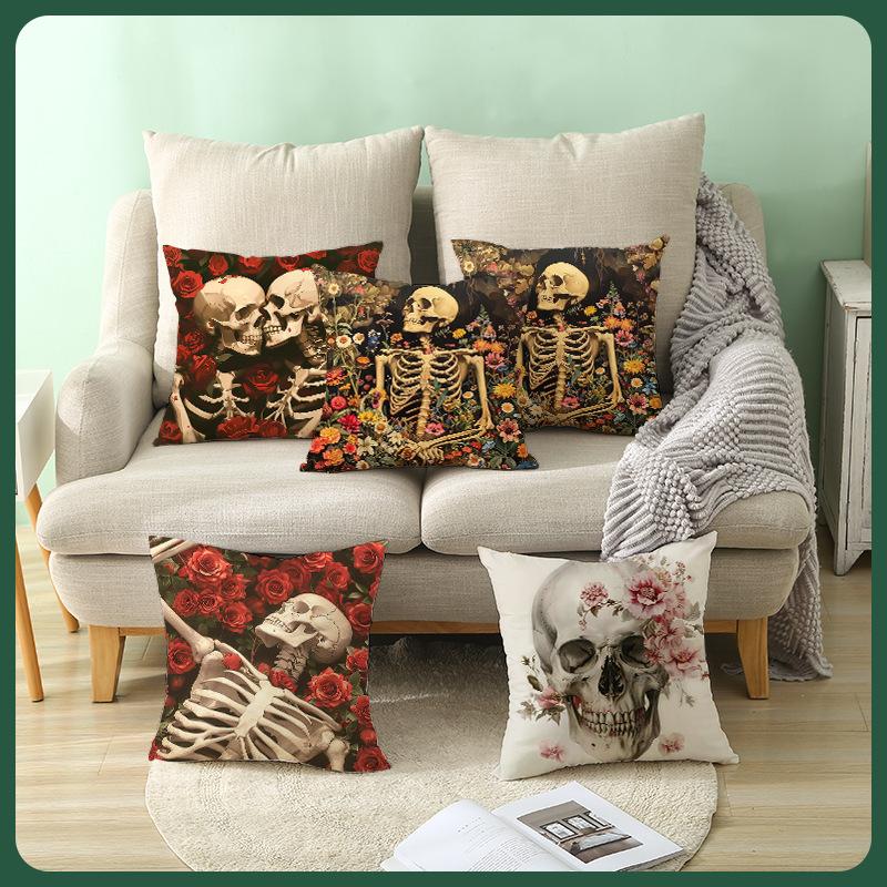 New Pillow Cover Halloween Undead Series Home Sofa Decoration Cushion Cover Bedroom Pillow Cover Cushion Cover