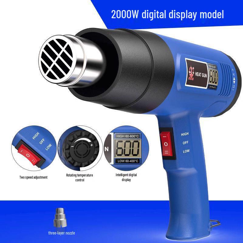 Temperature Control Heat Gun for Car Film & Plastic Welding