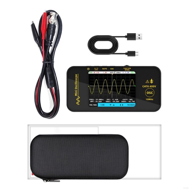 92MF Lightweight Easy Carry Oscilloscope 3.2 in LCD ABS for Accurate Testing