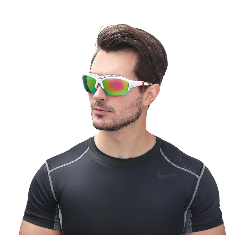 European American Sunscreen Sunglasses Men's Patches Sponge Glasses Wholesale Sports Outdoor Cycling Windproof Riding