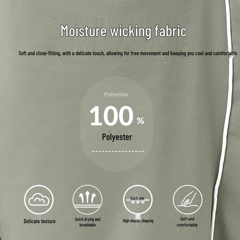 Men's Spring & Autumn Quick-Dry Cuffed Casual Sports Pants for Running and Basketball