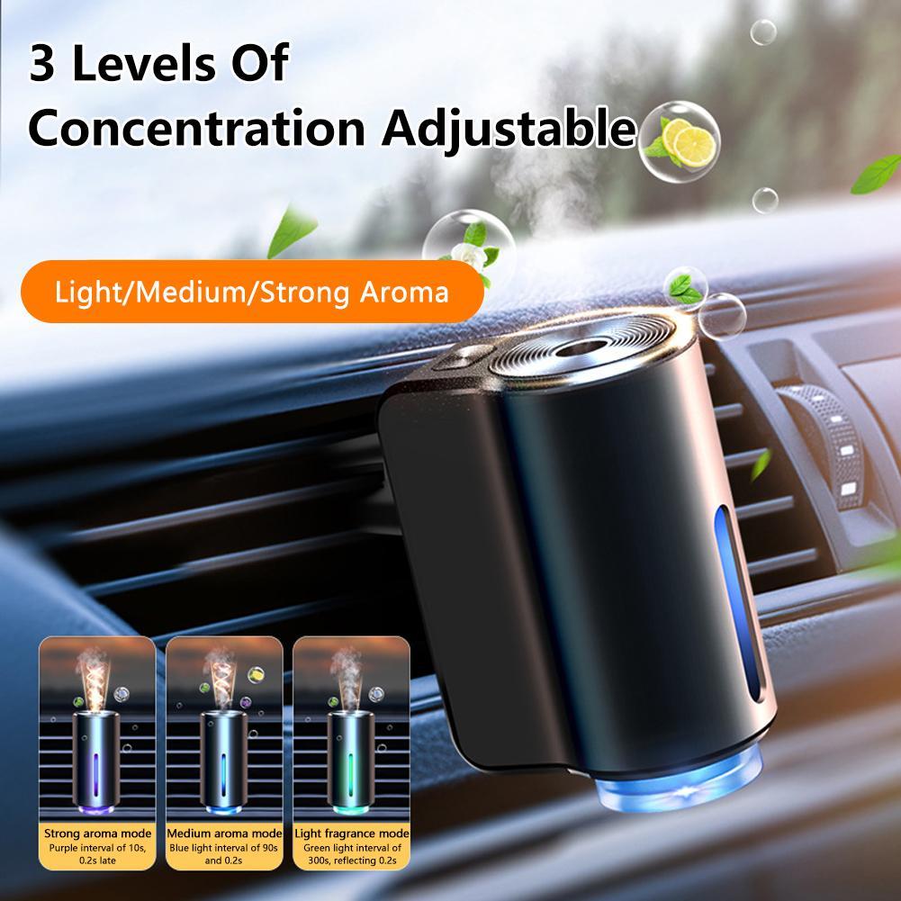 Rechargeable Auto Aroma Diffuser With Essential Oil Smart Car Air Freshener With Three Adjustable Modes Car Fragrance Diffuser