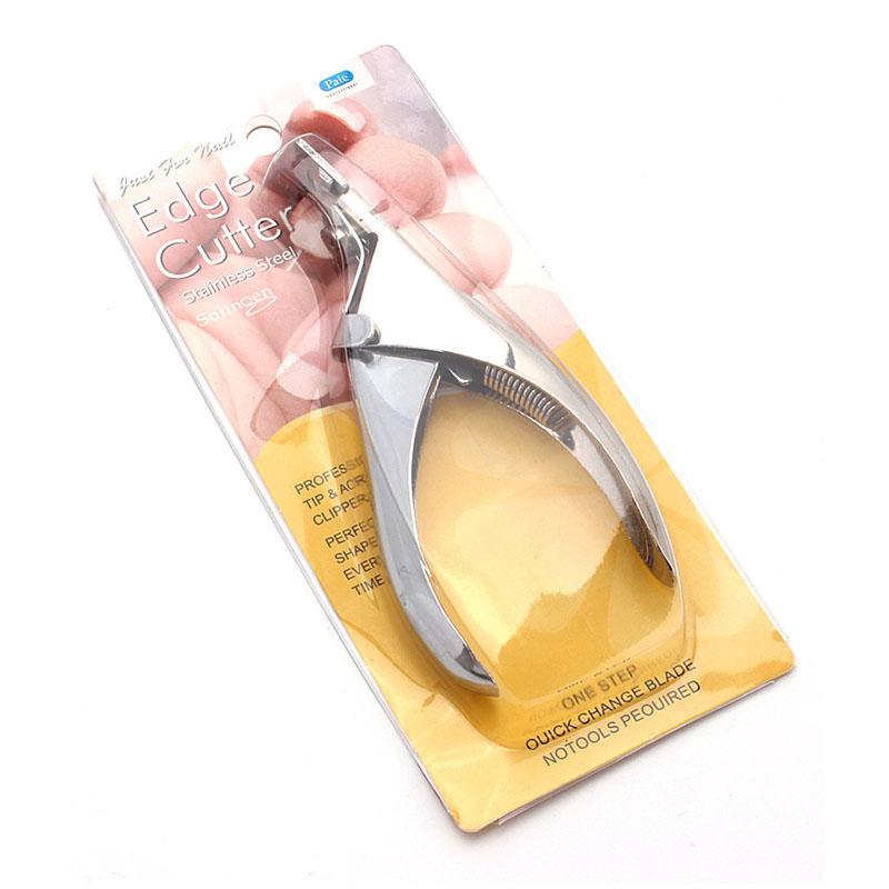 1PCS Stainless Steel U shape Nail Art Scissors Professional Nail Clipper Nail Tips Manicure Pedicure Tools