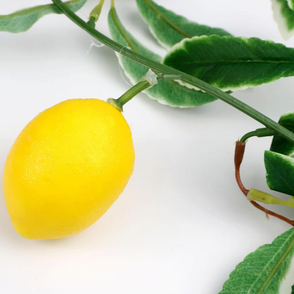 Symulacja Cytrynowy Rattan Szyfrowana Zieleń Wisząca Winorośl Dekoracja Stołu