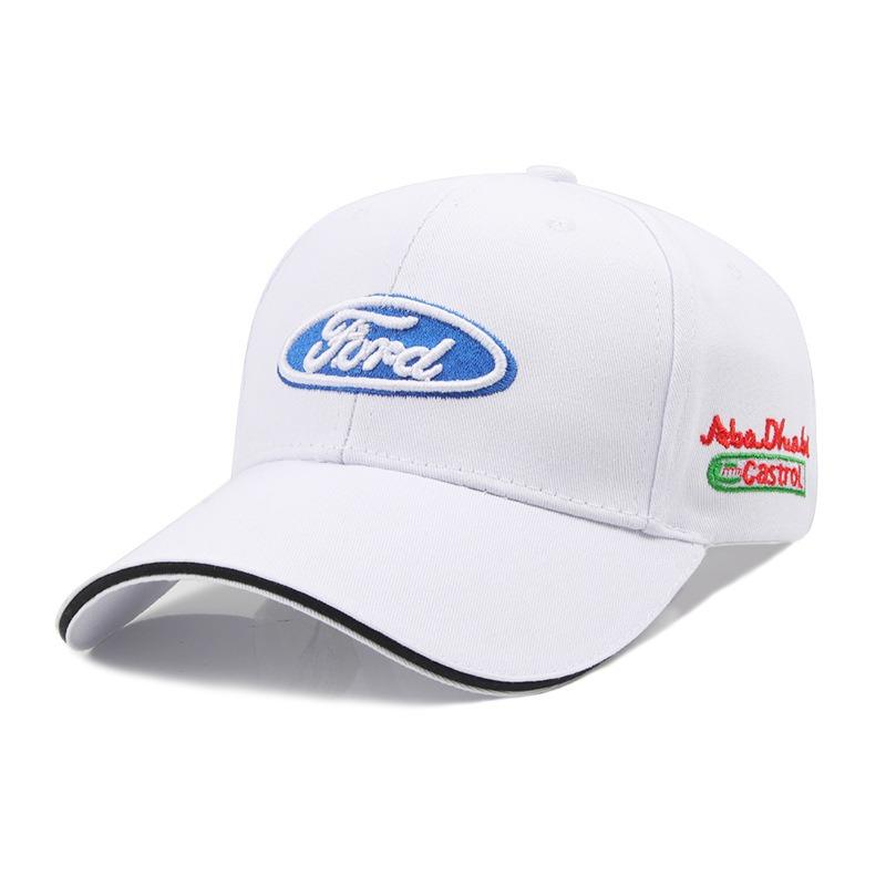 Car Duck Tongue Cap Embroidery Baseball Hat Adjustable Hop Hat For Ford Taurus Focus Fiesta Shelby Edge Mondeo Explorer Escape