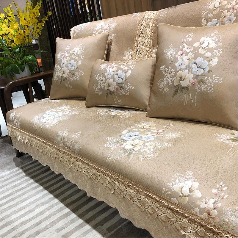 Chenille Jacquard Fabric Sofa Covers Anti-slip Four Seasons Universal Couch Cover Living Room Decoration Sofa Towel Home Decor