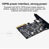 USB3.1 Expansion Card TYPE C TYPE A Desktop Expansion Card 10Gbps for Windows