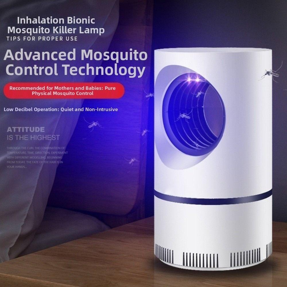 Luce Trappola per Insetti Intelligente Potente Potenza di Aspirazione Uccidi Zanzare Luce Anti Zanzare Notti Estive