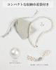 Pearl Silver Made in High Quality Domestic For 8mm [Alivern] Necklace, 925, Japan, Pearl, Weddings, Funerals, (White, 42cm)