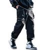 ZORZIND Outdoor Cargo Pants, Black, Wide-Leg, Breathable, Quick-Drying, Trekking, Unisex, Spring/Autumn (3XL)