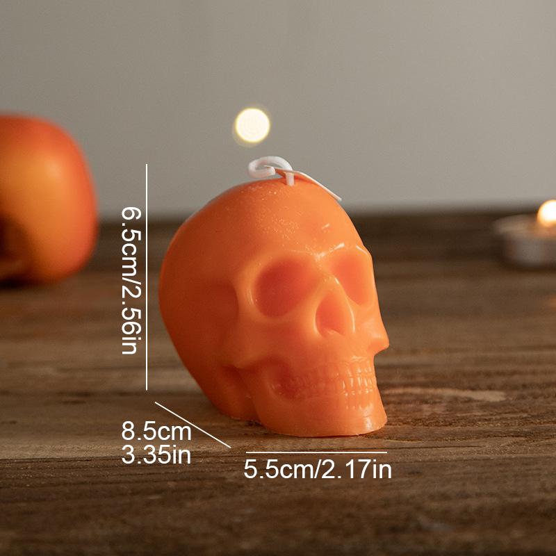 Halloween Halloween Props Cute Long Burning Time Holiday Decorations Room Fragrance Ghost Shape Multicolor