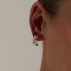 Boucles d'oreilles Luxenter en argent 925 avec perle blanche finition en rhodiée - Kire